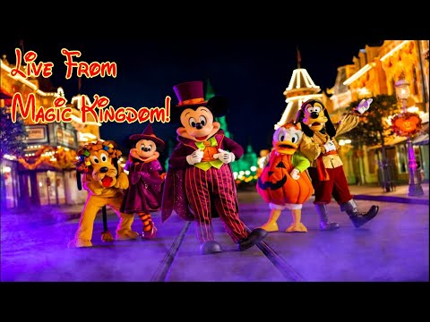 🔴LIVE Stream Magic Kingdom! Haunted Mansion,Pirates of the Caribbean & Halloween! Walt Disney World!