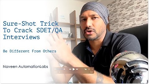 Important Sure Shot Trick To Crack SDET Interviews || Be Different From Others