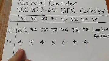 Low Level Formatting an MFM Hard Disk Drive on National Computer