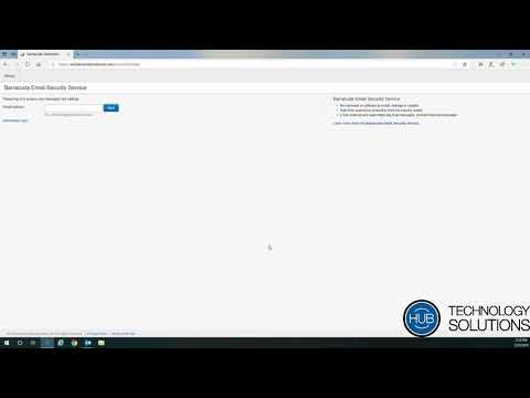 Barracuda Email Security Service (ESS) End User Training Video