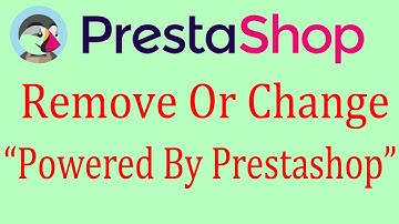 Prestashop Tutorial - Remove Or change Copyright Information "Ecommerce Software By Prestashop"