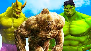 The Incredible Hulk vs Abomination vs Ultimate Green Goblin - The Hulk vs Monsters