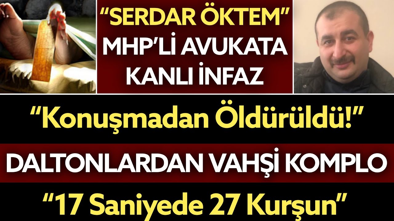 Serdar Öktem Acımasiz İnfaz : Mafya, MHP, Daltonlar ve Casperlar Arasında Kalan Avukat...