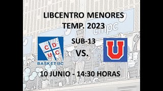 LIBCENTRO 2023 BASKET UC VS U DE CHILE (SUB-13)
