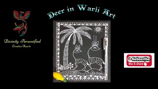 Deer in Warli Art