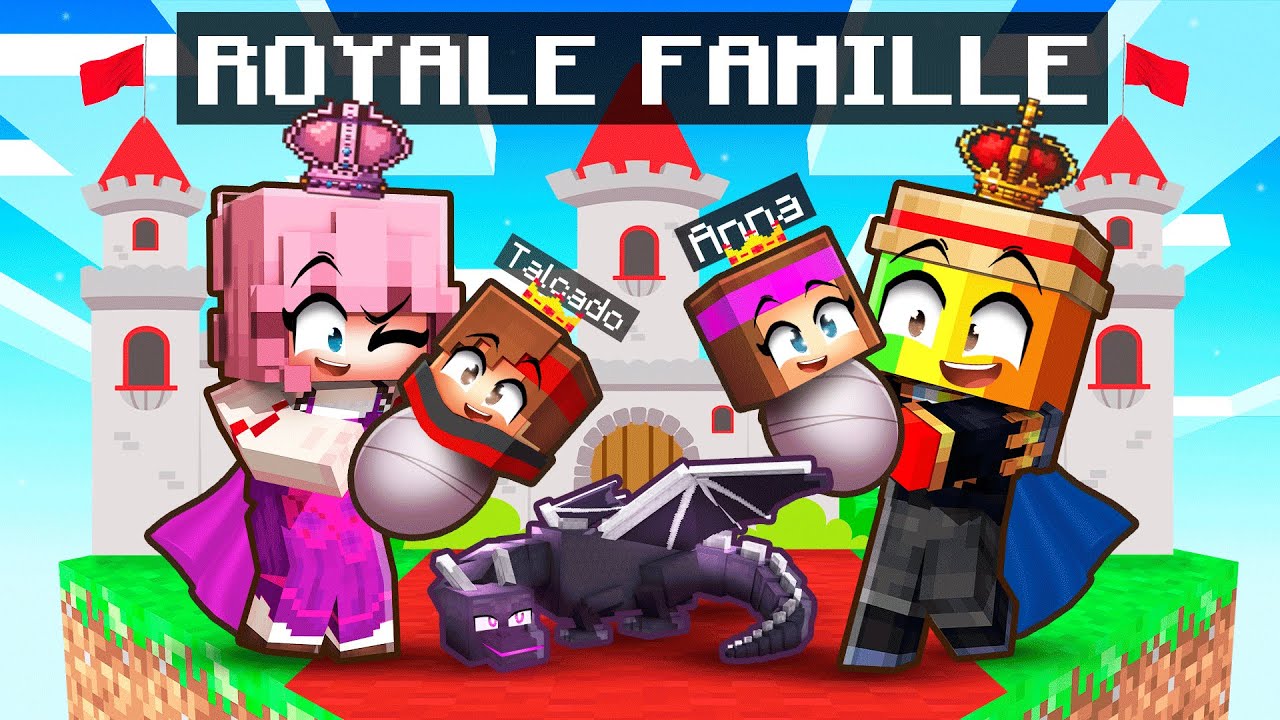 ADOPTER par une FAMILLE ROYAL sur Minecraft ! - YouTube