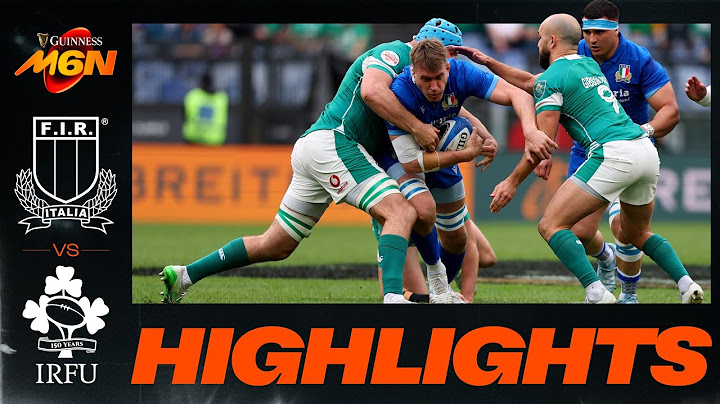 ITALY v IRELAND | 2025 GUINNESS MEN'S SIX NATIONS | RUGBY HIGHLIGHTS
