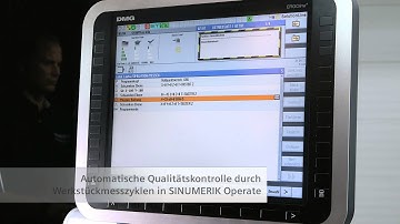 Tutorial 5/5: Prozessmessen mit SINUMERIK Operate