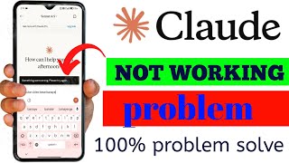 Claude Not Working Problem | Something Went Wrong Error Fix | Claude AI Not ripley nhi de raha hai 