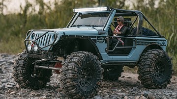 1/10 Scale Rc SCX10 III - Wrangler Rubicon JK / Mud RC Jeep 4x4 Off Road