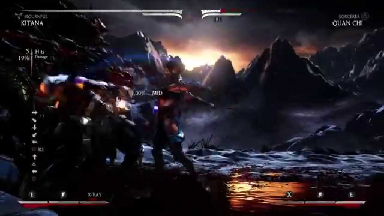 Mortal Kombat X - Kitana (Mournful) 34% Combo