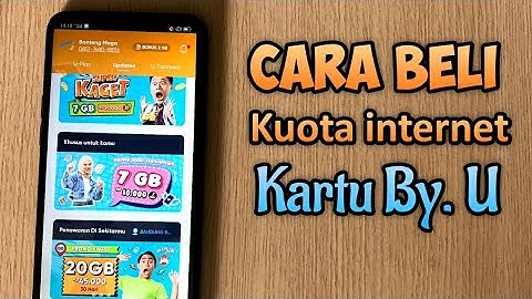 Cara Beli Kuota Internet Kartu Byu Terbaru 2024