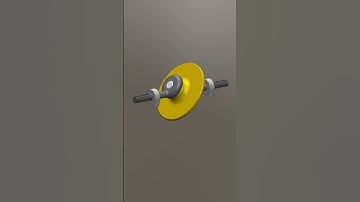 Wobbling Disk Mechanism (Mechanical Movement Part 92) #mechanism #animation