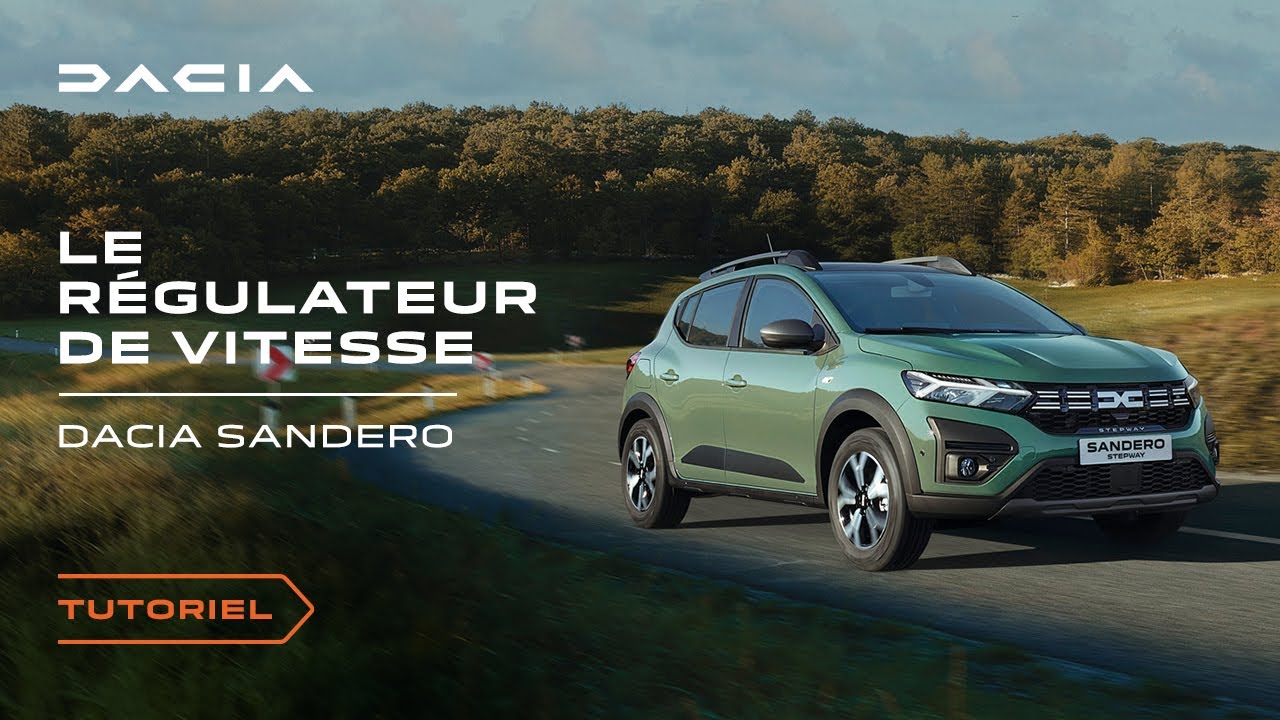 Dacia Sandero Stepway : Comment utiliser le régulateur de vitesse | FR