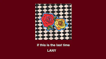 if this is the last time - LANY [INSTRUMENTAL]