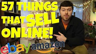 57 Things that Sell on Ebay and Amazon FBA! Easy to Find Items to Flip for Money!