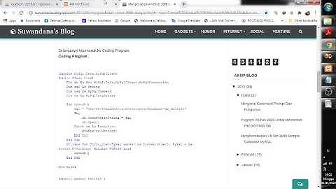 Cara Mengkoneksikan VB Net 2008 dengan Database MySQL