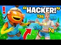 I Taught A HATER How To Hack In Fortnite! (he got banned)