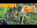 Prepare CHIFLES de GUINIEO con JUANITO y mi MAMA - JuaneS