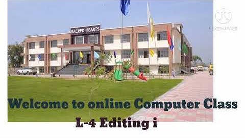 Class-6 Ch-4 Editing in Excel 2013