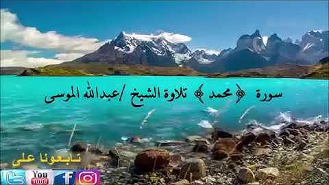 عبدالله الموسى / سورة محمد كاملة