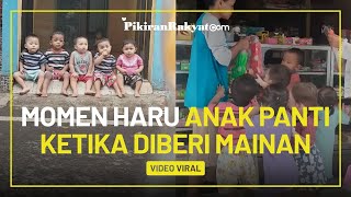 Viral! Momen Haru Anak-anak Panti Asuhan Ketika Diberikan Mainan