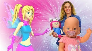 Spielspaß mit Nicole und Puppen   Smarta und Flügel für Barbie