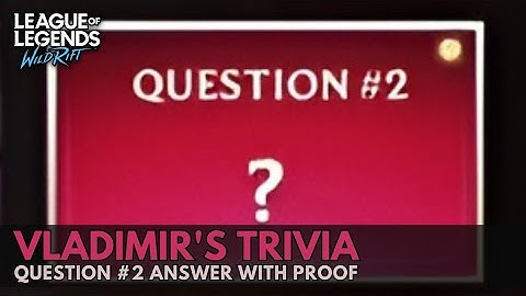 Question #2 Answer with Proof | Vladimir
