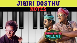 Jigiri Dosthu | Namma Veettu Pillai | D Imman | Sivakarthikeyan | ** NOTES ** | Piano Cover |