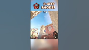 MIRAGE B-Site Smokes from 1 POSITION 😨🥶 #csgo #cs #cs2 #csgofunny #csgomoments #mirage #fyp #gaming