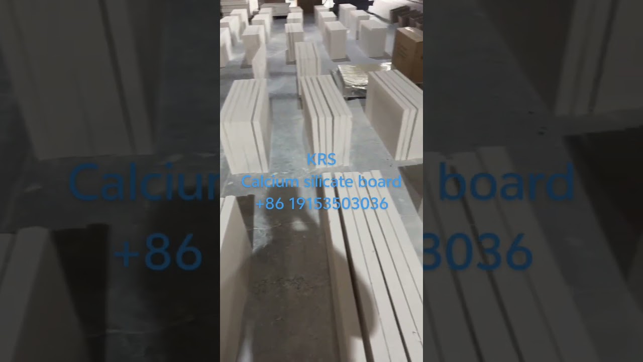 High temperature resistant 600*300 specification calcium silicate board used in industrial furnaces