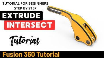 Autodesk Fusion 360 Tutorial voor beginners - Oefening 23 Extrude Intersect