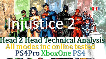 Injustice 2: Technical Review & Complete Comparison PS4Pro/XboxOne/PS4