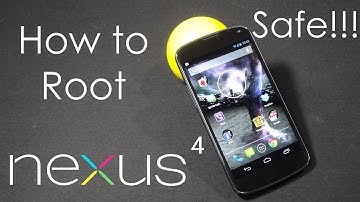 How to Root the Nexus 4 - Safest Method - Cursed4Eva.com