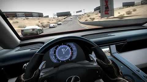 NFS:Shift, Lexus Concept quickrace replay