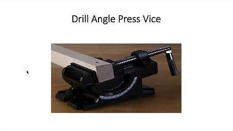 ME209 DRILLING Work Holding Devices By Garvit Khandelwal, SGVGPC Bharatpur