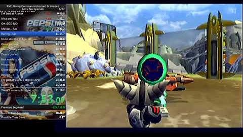 Ratchet & Clank 2 Going Commando NG+ no specials speedrun in 30:38