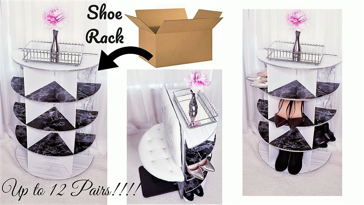 Diy 2 In 1 Shoe Rack For Small Spaces Storage And Organization Ideas 2019