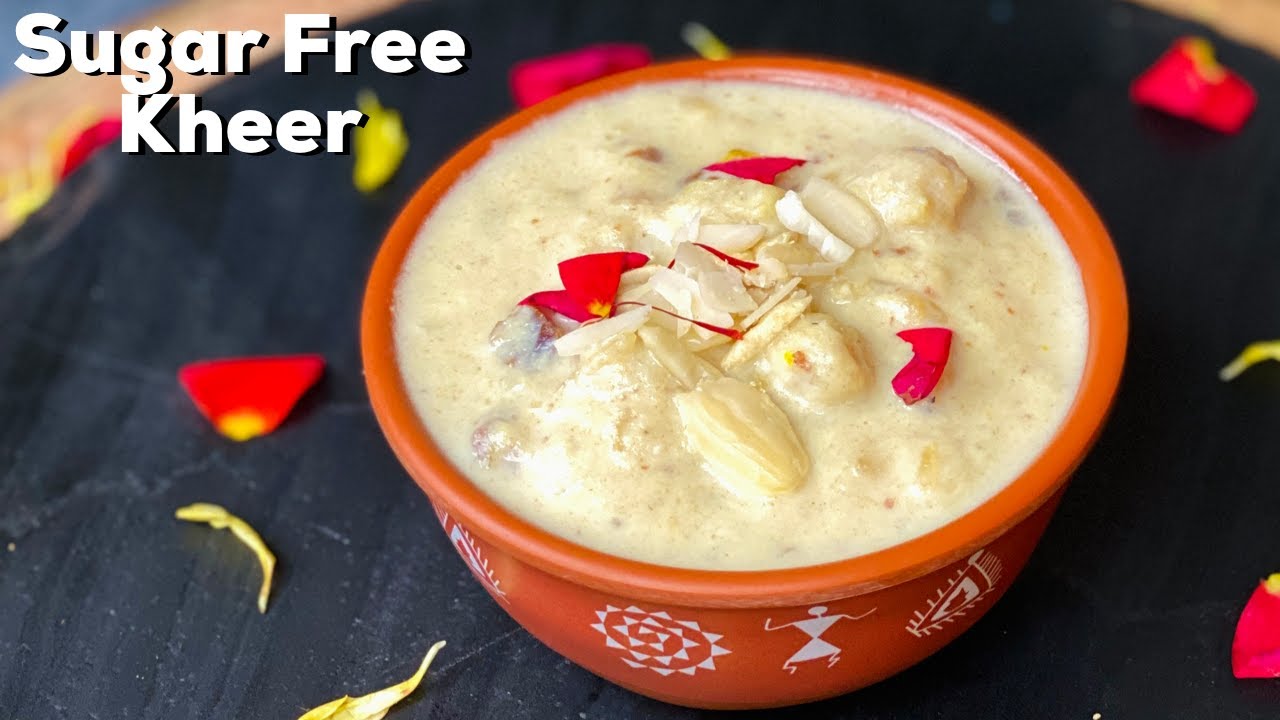 Sugar-Free Kheer | Makhana Sitaphal Dates Kheer | Dessert Recipe | Flavourful Food