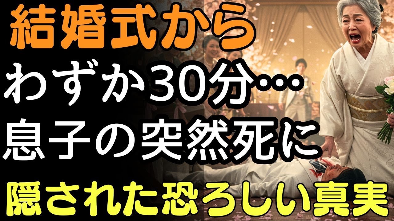 結婚式からわずか30分…息子の突然死に隠された恐ろしい真実 | 人生の教訓