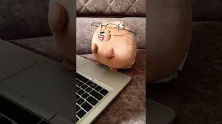 Grizz is working #webarebears #espressoyourself #plushies #plushiesofinstagram