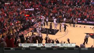 Thompson Jr. Buzzer Beater 3 vs UW 2/24/16