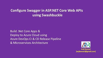 Part-3: .NET Core -Configure Swagger in .NET Core Web APIs using Swashbuckle