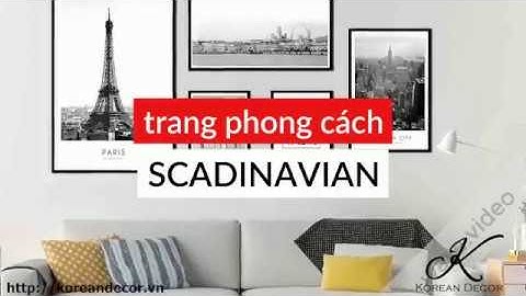 Tranh canvas theo phong cách Bắc Âu - Koreandecor.vn