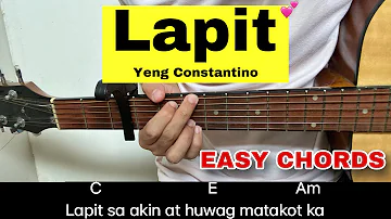 Lapit - Yeng Constantino | EASY GUITAR TUTORIAL