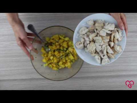 Video: Insalata Di Pollo E Mango