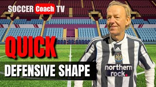 SoccerCoachTV  This is a great drill to improve the speed of your Defensive Shape.