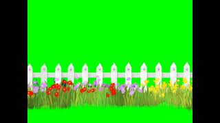 green screen pagar bunga