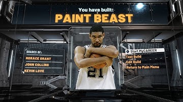 NBA 2K21 TIM DUNCAN BUILD IS A TWO WAY BEAST - AMAZING POST GAME - LOCKDOWN DEFENDER!
