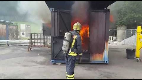 Backdraft training in Wales